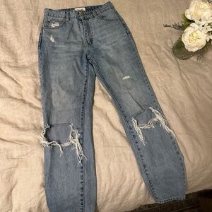 Rollas Miller Skinny Mid Rise 25